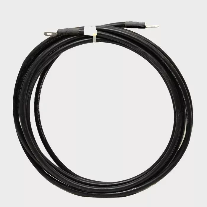 Triton Marine Boat Battery Cable | 4 AWG 12 Foot 5/16 Lugs Black