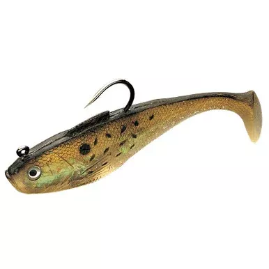 Tsunami Swim Shad Swimbaits 4in Golden Bunker w/ Spots – 6 Pack