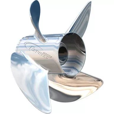 Turning Point Express Mach4™ – Right Hand – Stainless Steel Propeller – EX1/EX2-1411-4 – 4-Blade – 14″ x 11 Pitch