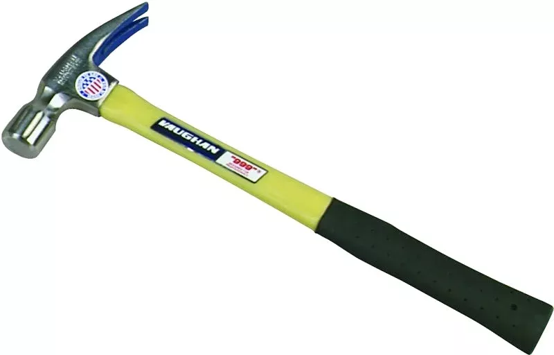 Vaughan FS505M Hammer, 24 oz Head, Framing, Straight Claw, Milled Head