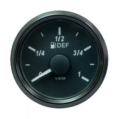 VDO SingleViu 52mm (2-1/16″) DEF Level Gauge – 3-180 Ohm