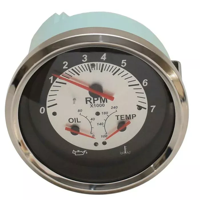Veethree Boat Multifunction Gauge 781184PDFB | Oversized 4 1/4 Inch