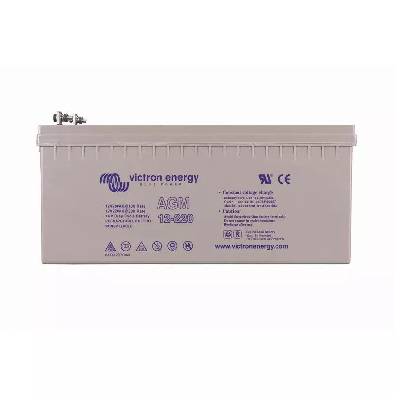 Victron Energy 12V/220Ah Gel Deep Cycle Battery (BAT412201104)