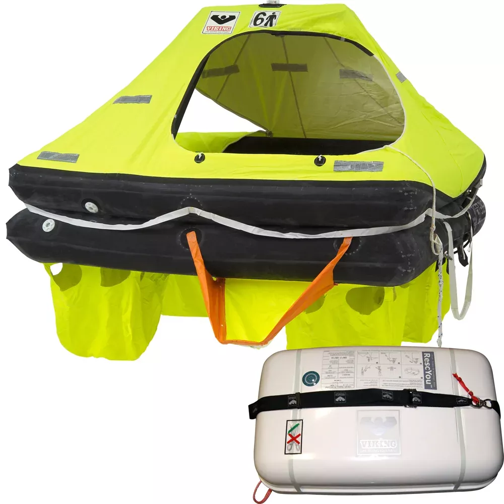 VIKING RescYou Coastal Liferaft 6 Person Container [L006UCL085ABC]