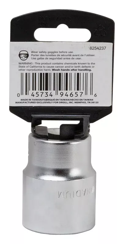 Vulcan MT-SS6038 Drive Socket, 1-3/16 in Socket, 3/4 in Drive, 12-Poin