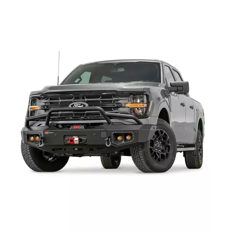 Warn Ascent Front Bumper w/ Grille Guard for 2024+ Ford F-150 (111434)