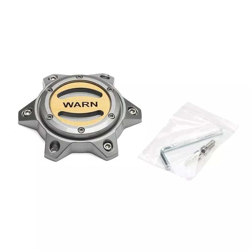 Warn Replacement Center Cap Gry/Gld