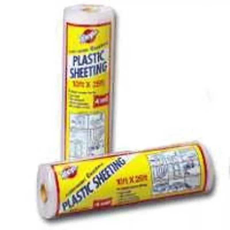 Warp’s 4CH-1550 Poly Film, 50 ft L, 15 ft W, 4 mil Thick, Clear, Pack