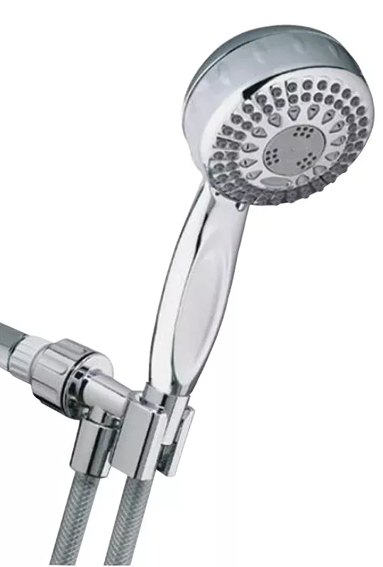 Waterpik PowerSpray+ Series TRS-553E Hand Held Shower Head, 1/2 in NPT