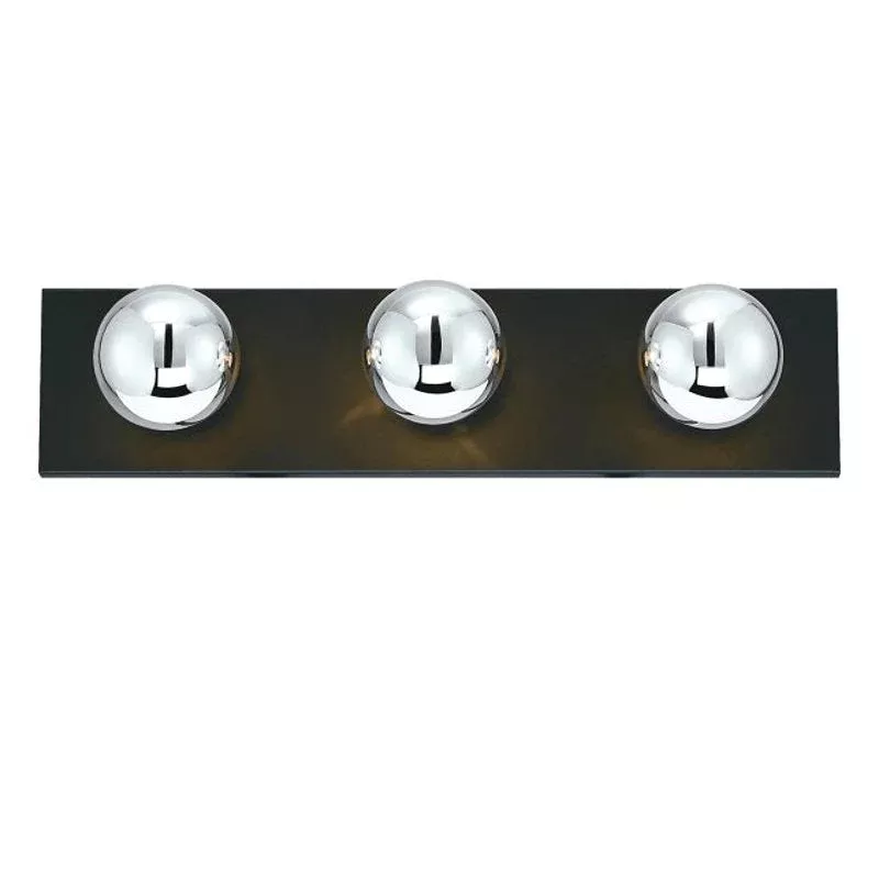 Westinghouse 6117500 Indoor Wall Fixture, 100 W, 3-Lamp, LED Lamp, Ste
