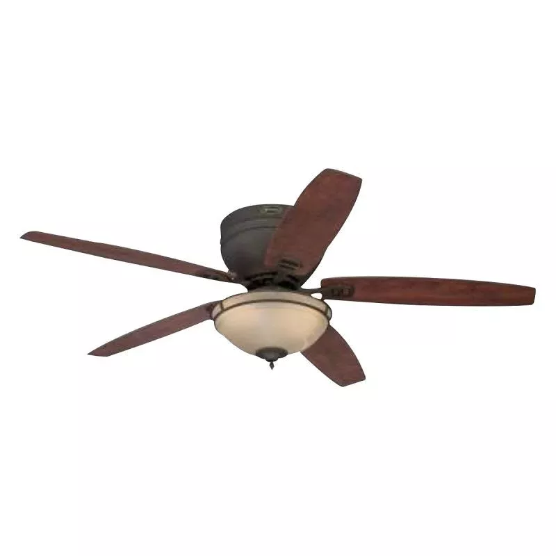 Westinghouse Carolina Series 72096 Ceiling Fan, 5-Blade, Applewood/Che
