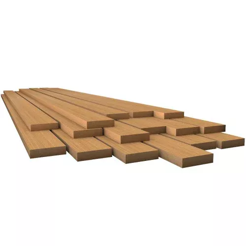 Whitecap Teak Lumber – 1/2″ x 1-3/4″ x 72″[60813]