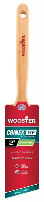Wooster 4410-2 Paint Brush, 2 in W, 2-11/16 in L Bristle, Synthetic Br