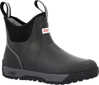 Xtratuf Men’s Ice Rubber Ankle Deck Boot – Black – 14
