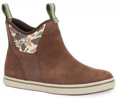 Xtratuf Men’s Leather Ankle Deck Boot – Brunette Chocolate – 7