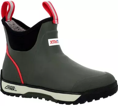 Xtratuf Women’s Ice 6in Ankle Deck Boot – Green – 11