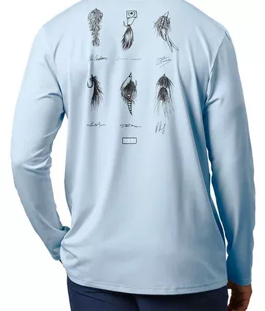 YETI Ambassador Flies Long Sleeve Sunshirt – Light Blue – X-Small