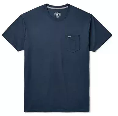 YETI Premium Pocket Short Sleeve T-Shirt – Navy – X-Large