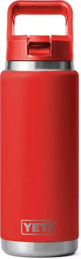 YETI Rambler 26oz Bottle with Straw Cap – Canyon Red