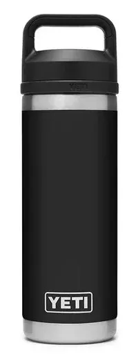 YETI Rambler Bottle – 18 oz. – Chug Cap – Black