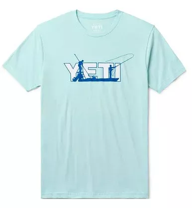 YETI Skiff Short Sleeve T-Shirt – Light Blue – 2X-Large