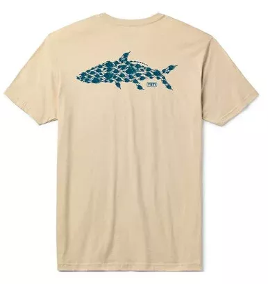 YETI Tarpon Short Sleeve T-Shirt – Cream – X-Large