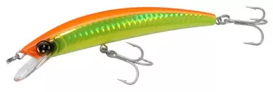 Yo-Zuri Crystal Minnow R1122 Floating Lure 2.75in Orange Back Gold