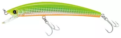 Yo-Zuri Crystal Minnow R1124 Floating Lure 4-3/8in Holographic Chartreuse