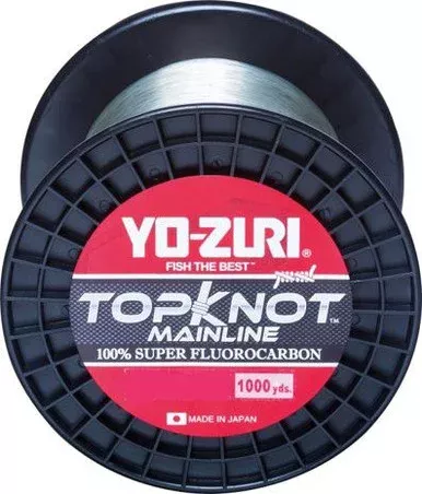 Yo-Zuri TopKnot Mainline Fluorocarbon – 1000 yds – 16 lb – Natural Clear
