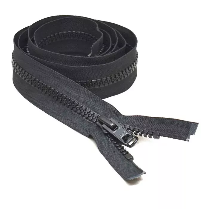 YYK Fastening Boat Separating Zipper | Open End 60 x 1 1/2 Inch Black