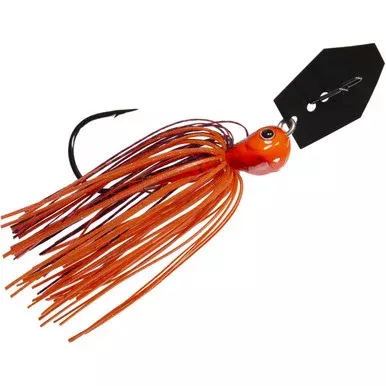 Z-Man Evergreen ChatterBait Jack Hammer Bladed Jig 3/8oz Fire Craw