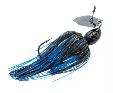 Z-Man Project Z ChatterBait Bladed Jig 3/8oz Black/Blue