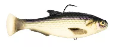 Z-Man Shadtron LT Swimbait – 4.5in – Fast Sinking – Fishbone